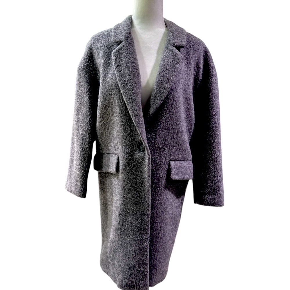 Antonio Melani Women's Gray Wool Blend Coat